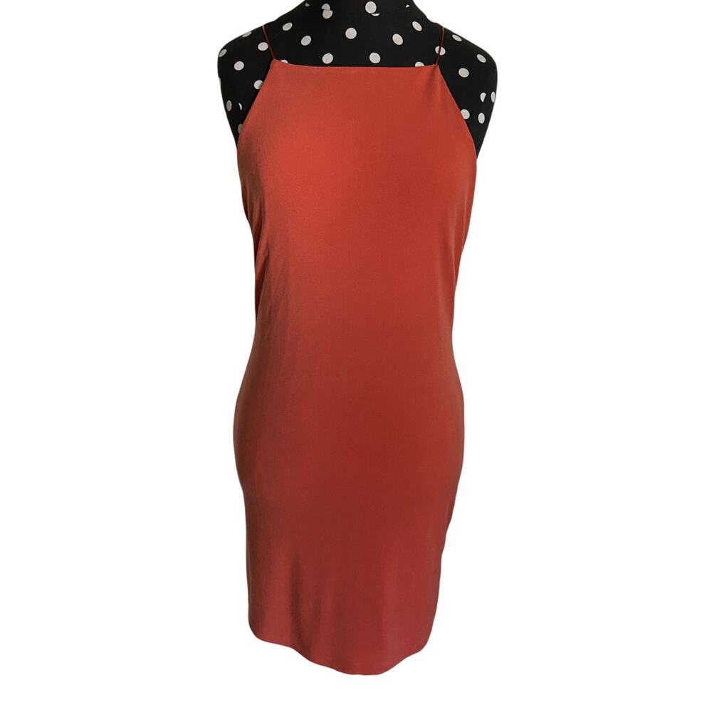 Forever 21 Womens Dress Size Medium Burnt Sienna‎ Sleeveless Slip On